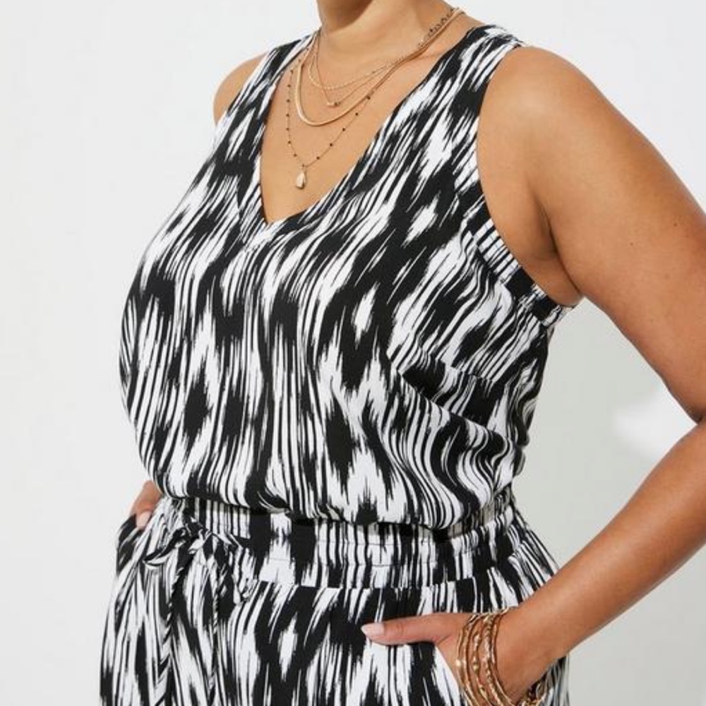 Challis Stitch Detail Tank